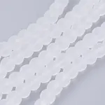 Baking Painted Transparent Glass Bead Strands