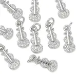 Brass Clear Cubic Zirconia Pendants
