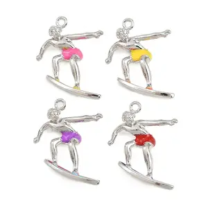 Alloy Enamel Pendants