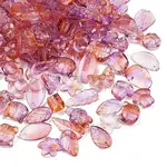 Gradient Color Transparent Glass Beads