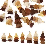 14Pcs 7 Styles Polycotton(Polyester Cotton) Tassel Pendant Decorations