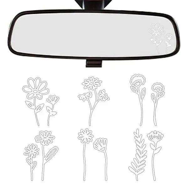 1Pc Waterproof PVC Electrostatic Stickers