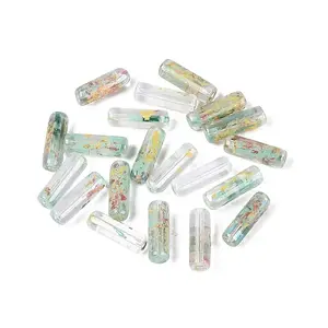 Picasso Transparent Glass Bugle Beads