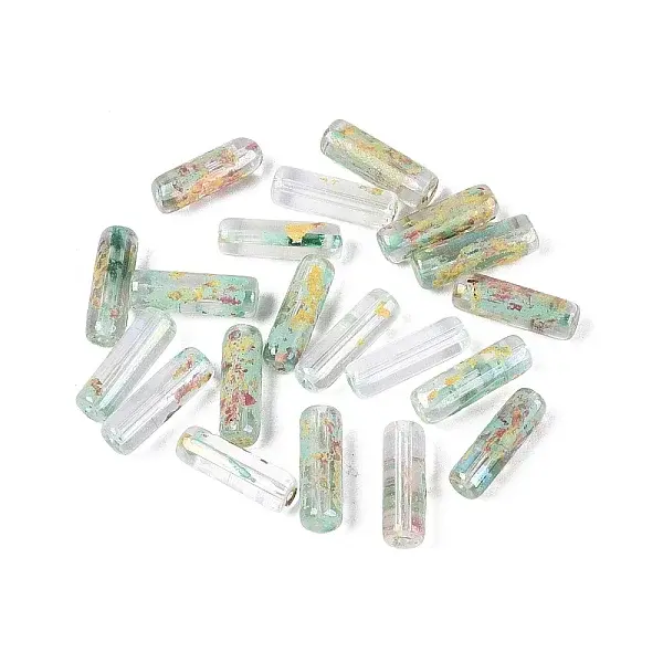 Picasso Transparent Glass Bugle Beads