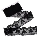 5 Yards Polyester Flower Lace Fabric Trim