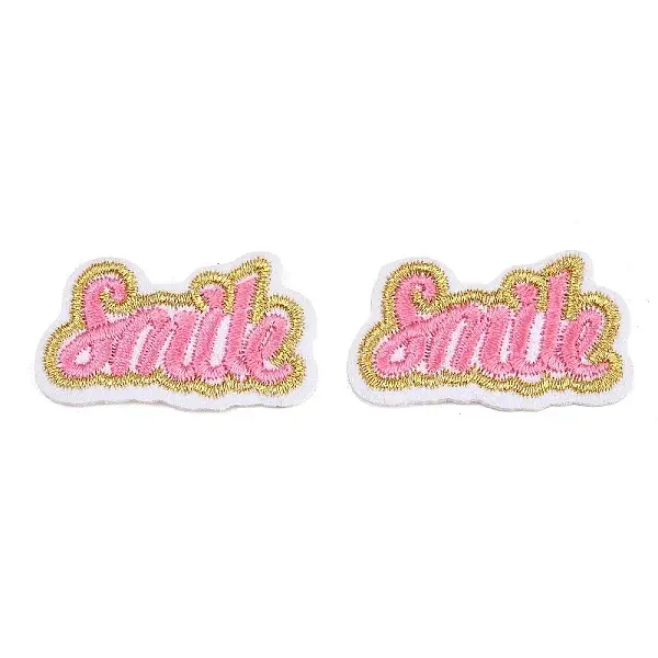 Polyester Computerized Embroidery Cloth Iron on Sew on Patches