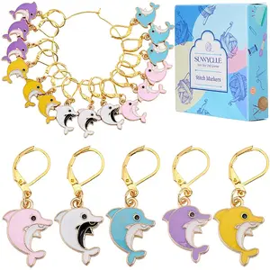 Dolphin Alloy Enamel Pendant Decorations