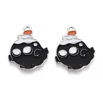 Halloween Theme Alloy and Enamel Pendants