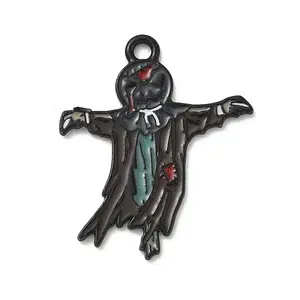Halloween Alloy Enamel Pendants