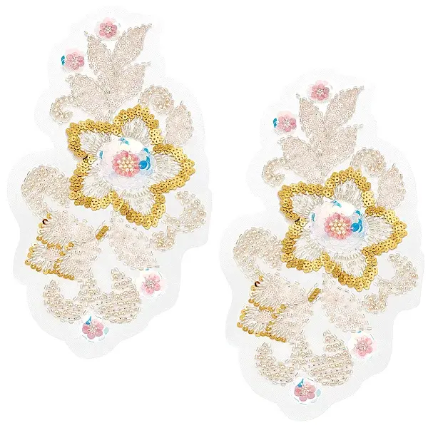 3D Flower Polyester Embroidery Sew on Appliques