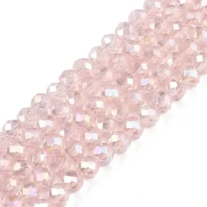 Electroplate Glass Beads Strands