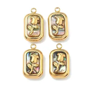 304 Stainless Steel Shell Pendants