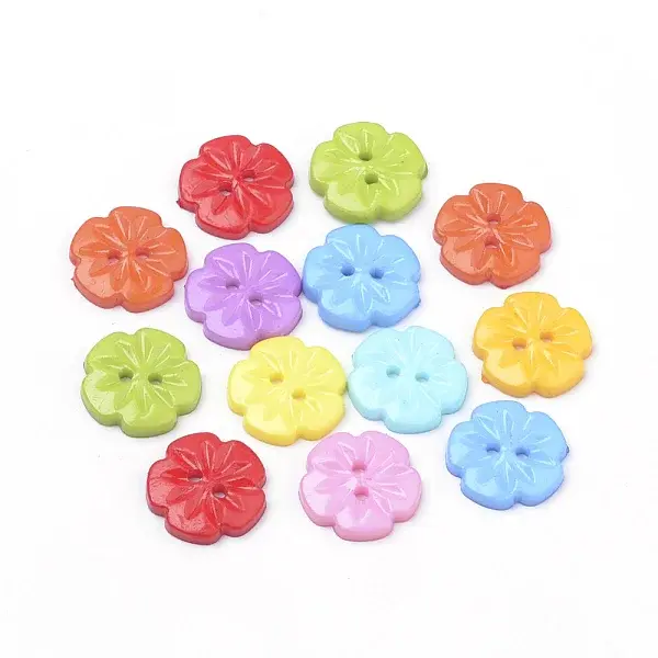 2-Hole Acrylic Buttons