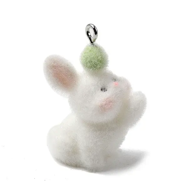 Easter Opaque Resin Pendants