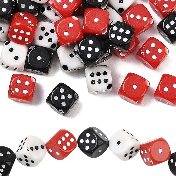 60Pcs 3 Colors Acrylic Beads