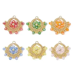 6Pcs Glass Pendans