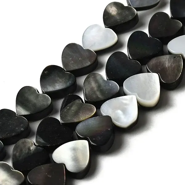 Natural Black Lip Shell Beads Strands