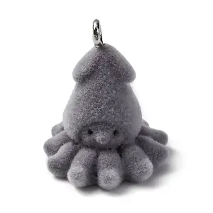 Flocky Marine Organism Resin Pendants