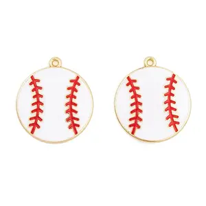 Rack Plating Alloy Enamel Pendants