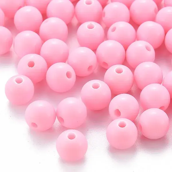 Opaque Acrylic Beads