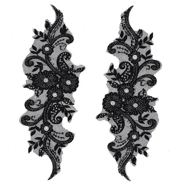 2Pcs Lace Embroidery Sewing Fiber