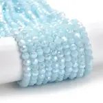 Electroplate Opaque Glass Beads Strands