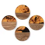 Resin & Walnut Wood Pendants