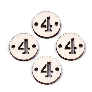 Unfinished Natural Poplar Wood Links Connectors