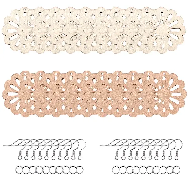 DIY Wooden Dangle Earring Making Kits