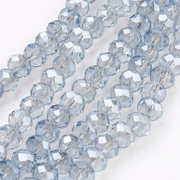 Electroplate Glass Beads Strands