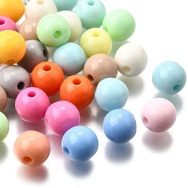 Opaque Acrylic Beads