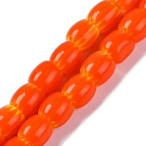 Handmade Lampwork Chevron Beads Strands
