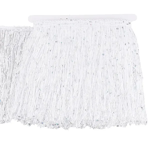 5M Sparkle Polyester Tassel Lace Trim
