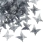 50Pcs Transparent Acrylic Beads