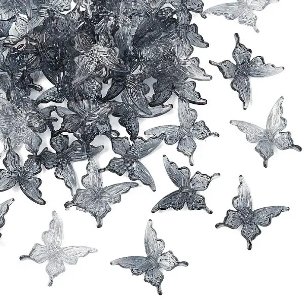 50Pcs Transparent Acrylic Beads