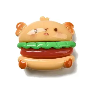 Cat Shape Opaque Resin Cabochons