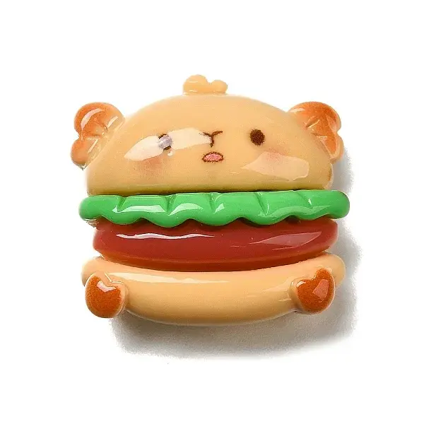 Cat Shape Opaque Resin Cabochons