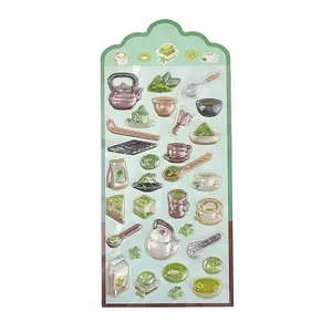 Epoxy Resin 3D Puffy Self Adhesive Stickers