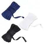 3 Bundle 3 Colors Fold Over Satin Ribbon