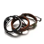 Adjustable Leather Cord Bracelets