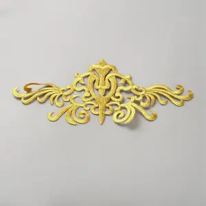 Polyester Flower Embroider Thread Iron on/Sew On Patches