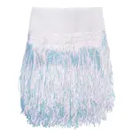 1Pc Sparkle Polyester Lace Ribbon with PET Paillette Tassel