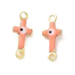 Brass Enamel Connector Charms