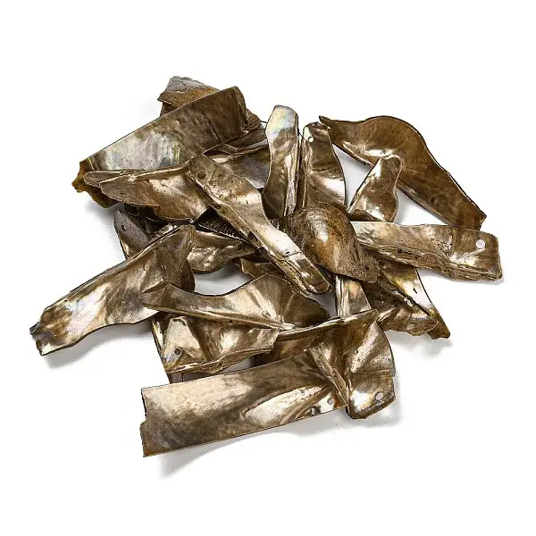 Spray Painted Natural Akoya Shell Big Pendants