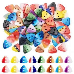 80Pcs 2-Hole Porcelain Buttons