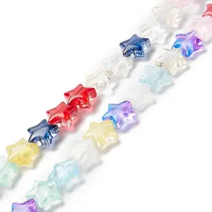 Transparent Glass Beads Strand