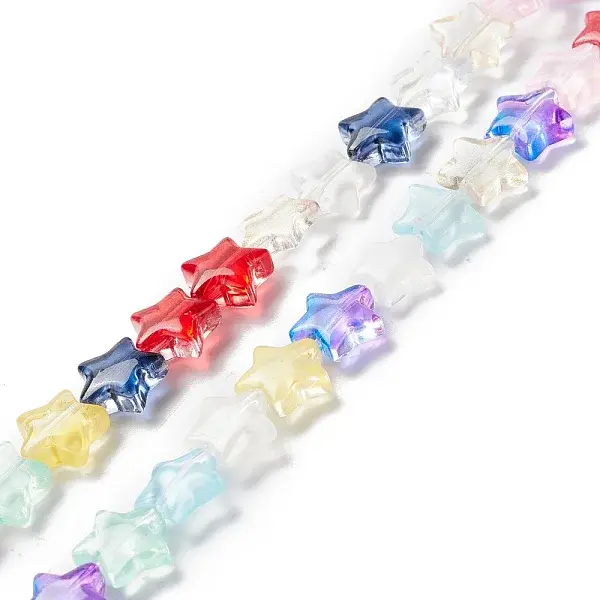 Transparent Glass Beads Strand