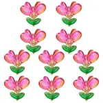 10Pcs Glass Pendants