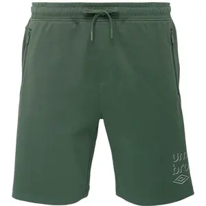 Umbro ALIKHAN Pánské šortky, tmavě zelená, velikost XXL