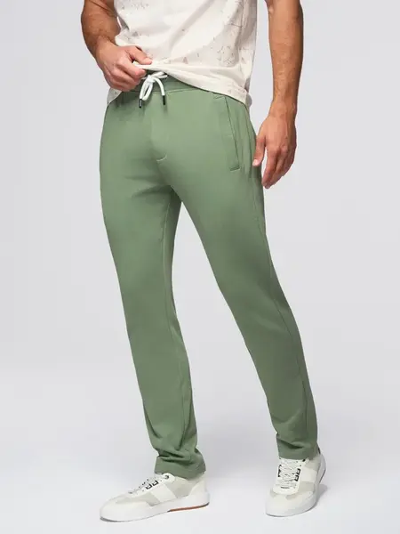 Ombre Men's sweatpants with unlined leg - green